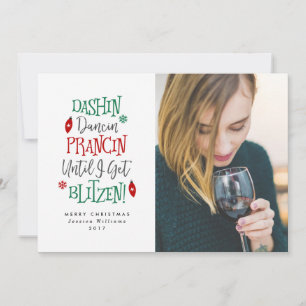 Dashin Dancin Prancin Funny Christmas Cards