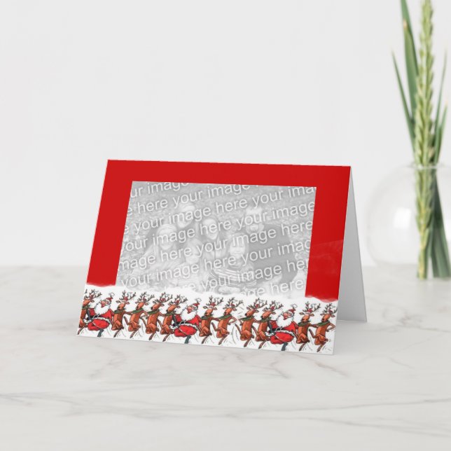 Dashing Along Holiday Card (Front)