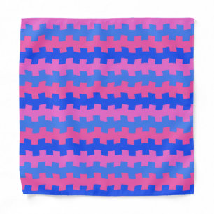 Dashing Blue and Pink Chemistry Bandana