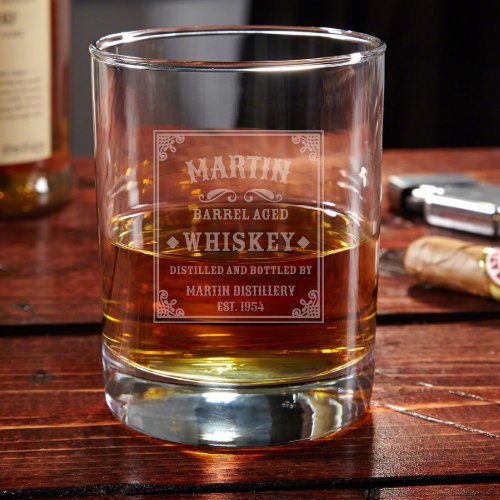 Dashing Distillery Logo Eastham Whiskey Glass