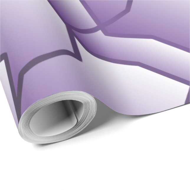 Dashing Monochrome Geometric Mesh Effect Wrapping Paper (Roll Corner)