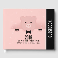 Dashing Pink Pig Cute Chinese New Year 2019
