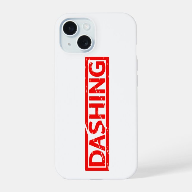 Dashing Stamp Iphone Case (Back)