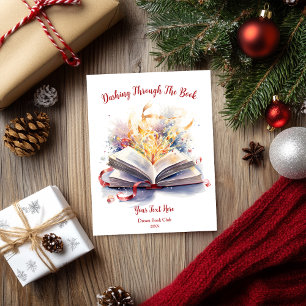 Dashing Through The Book Holiday Card