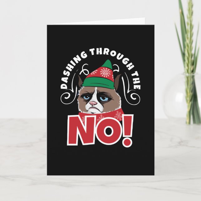 Dashing Through The NO Card (Front)