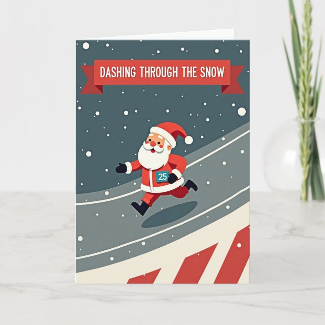 Dashing Through the Snow Card (Front)