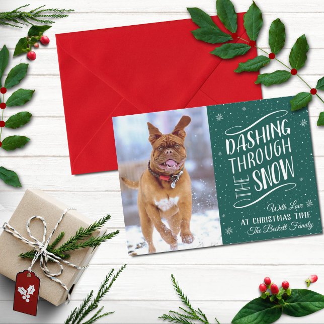 Dashing Through the Snow | Holiday Photo Card (Creator Uploaded)
