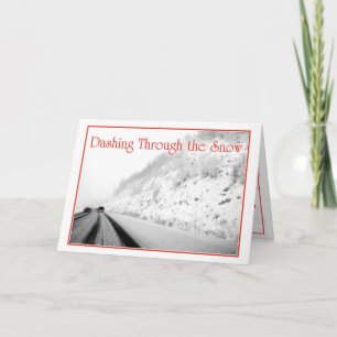 Dashing to Christmas Holiday Card
