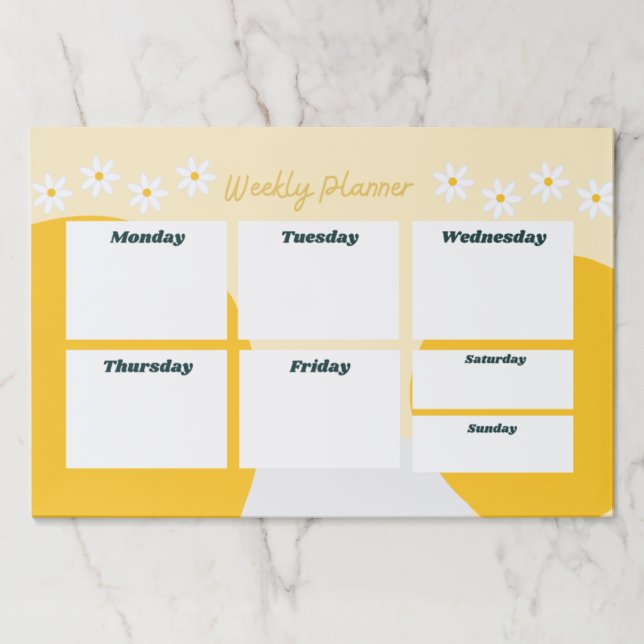 Dasiy Weekly Planner Paper Pad (Front)