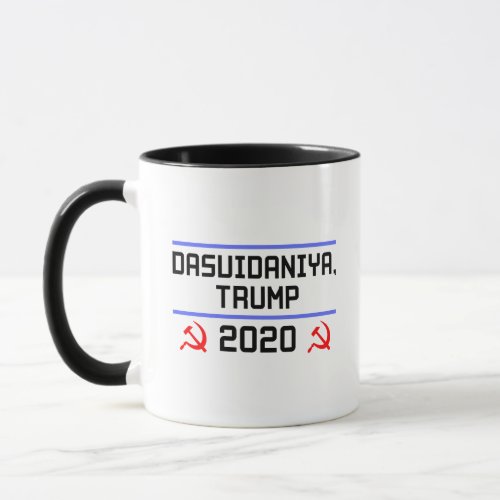 Dasvidaniya Trump 2020 Russia Anti_Trump Mug