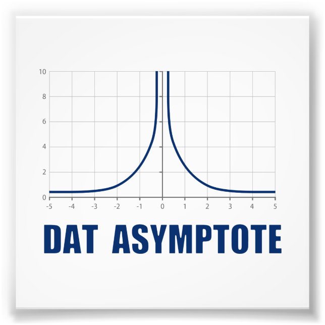 Dat Asymptote Photo Print (Front)