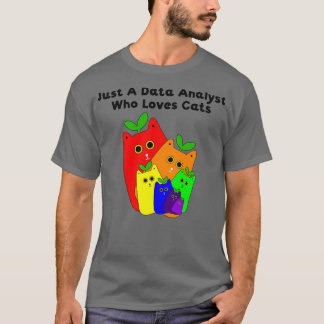 Data analyst and catsfunny data analyst T-Shirt