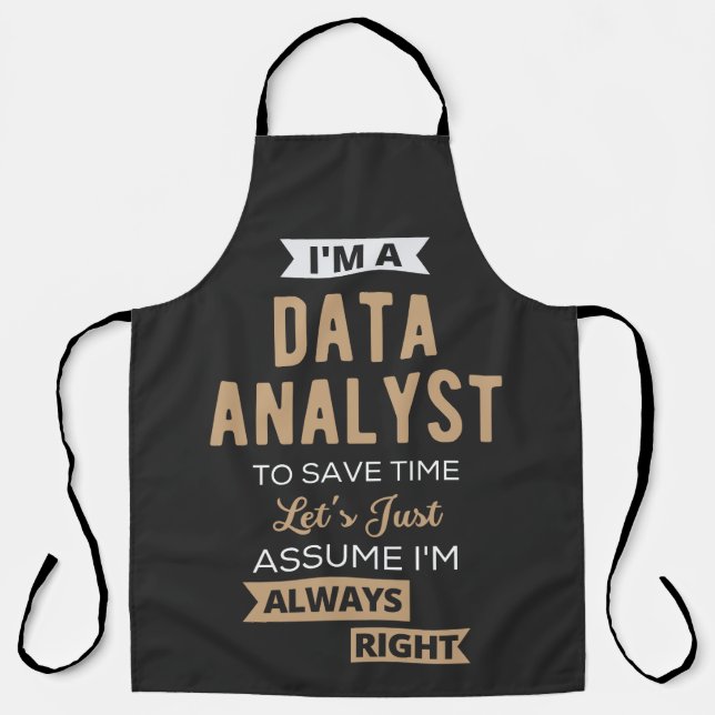 Data Analyst Apron (Front)