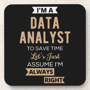 Data Analyst Beverage Coaster