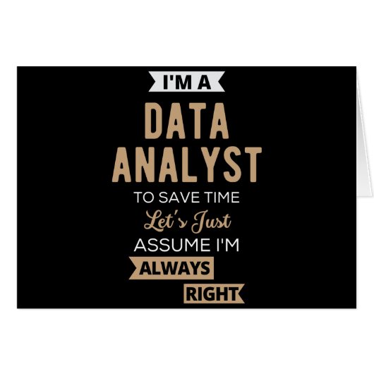 Data Analyst Cards (Front Horizontal)