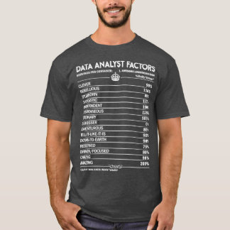 Data Analyst Data Analyst T Told You To Do The T-Shirt