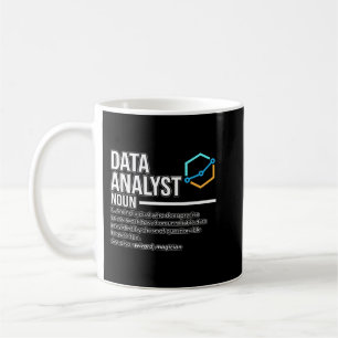 Data Analyst Definition Data Scientist Science Lov Coffee Mug