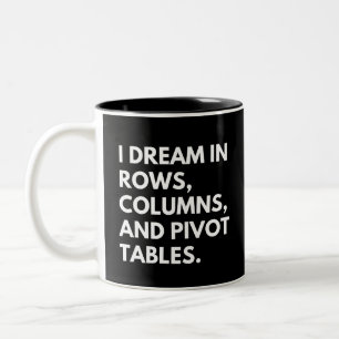 Data Analyst Funny Coworker Saying Two-Tone Coffee Mug