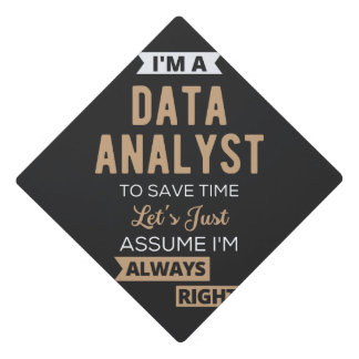 Data Analyst Graduation Cap Topper