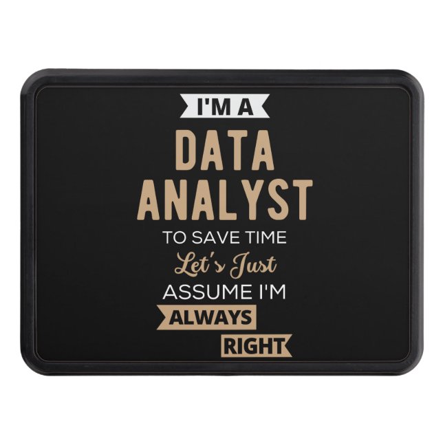 Data Analyst Hitch Cover (Front)