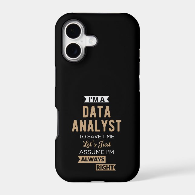 Data Analyst Iphone Case (Back)