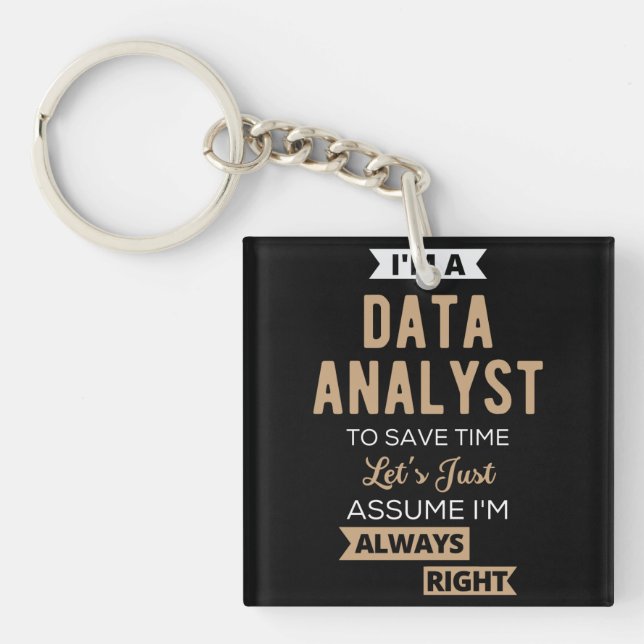 Data Analyst Keychain (Front)