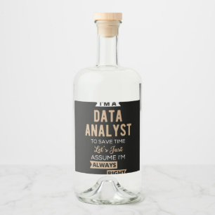 Data Analyst Liquor Bottle Label
