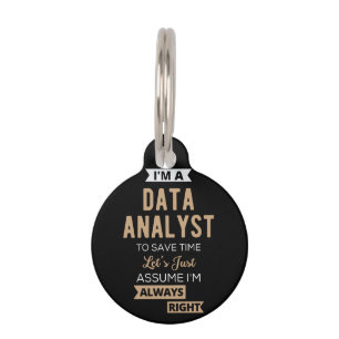 Data Analyst Pet ID Tag