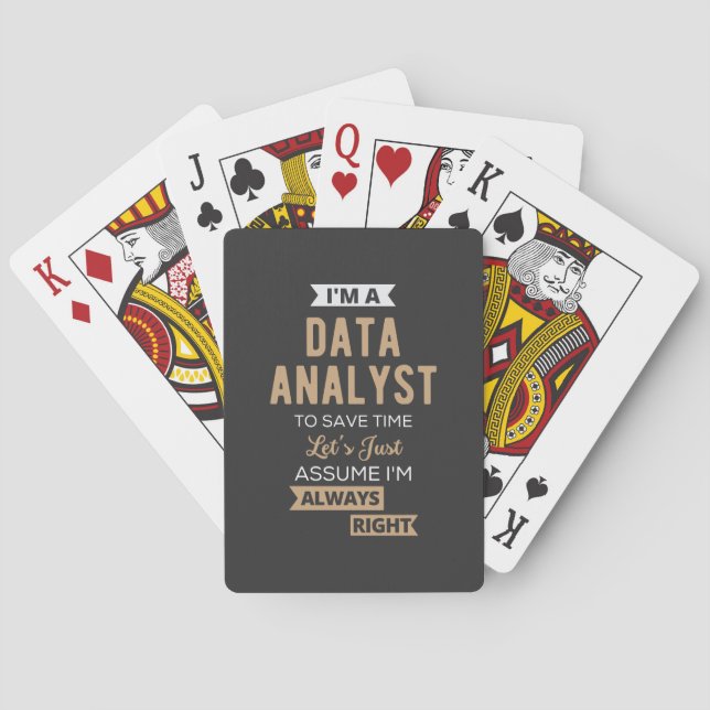 Data Analyst Poker Cards (Back)
