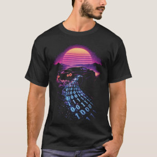 Data-Drift - Retro Car Synthwave Sports Car Lover T-Shirt