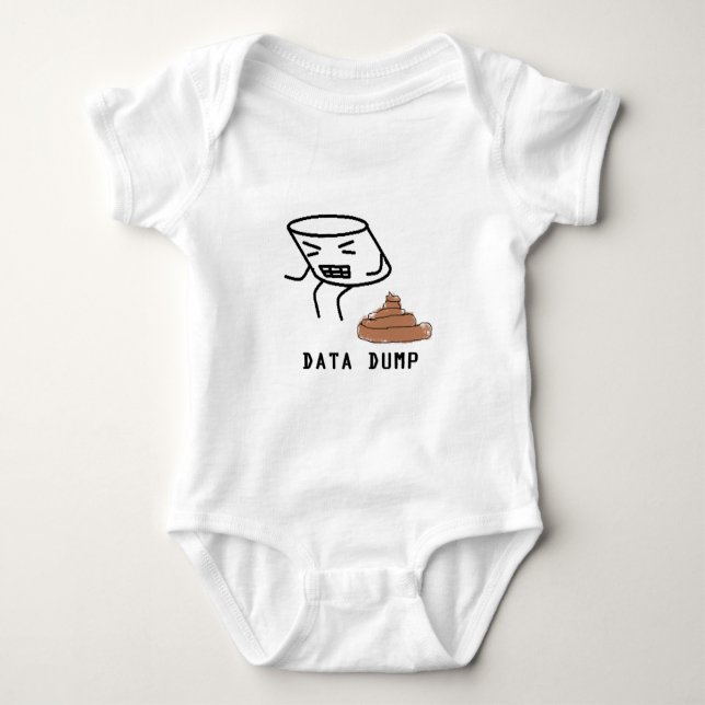 Data Dump Baby Bodysuit (Front)