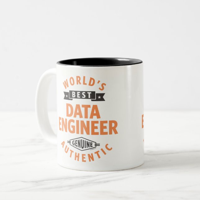 Data Engineer Two-Tone Coffee Mug (Front Left)