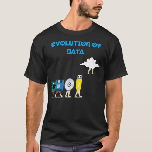 Data Evolution Data Pun Data scientist and Data Sc T_Shirt