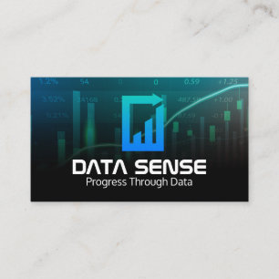 Data Graphs   Analysis Logo   Financials Business Card