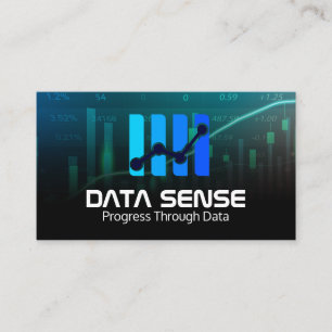 Data Graphs   Analysis Logo   Financials Business Card
