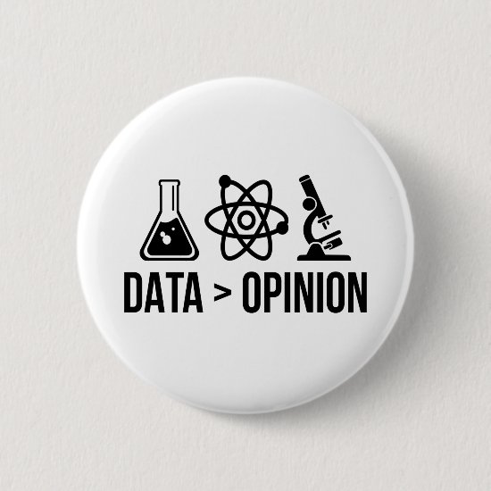 Data is greater than opinion button