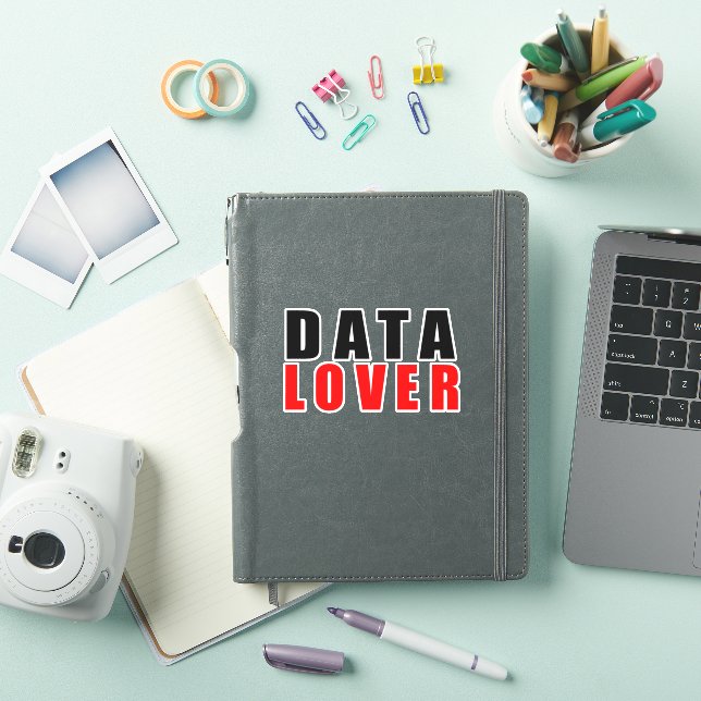 Data lover, I love data Sticker (iPad Cover)