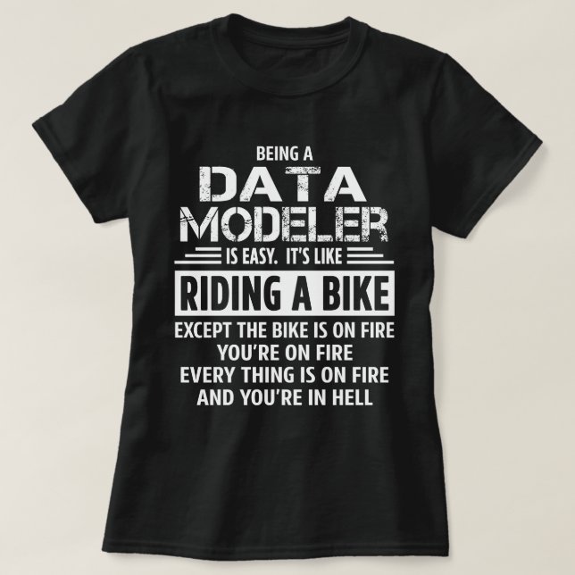 Data Modeler T-Shirt (Design Front)