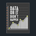 Data Nerd Behavior Analyst Statistics Scientist Postcard<br><div class="desc">The perfect Gift for a registered behavior technicians,  data nerds and Computer Scientist statistic geeks.</div>