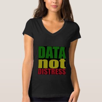 Data Not Distress Black T-Shirt