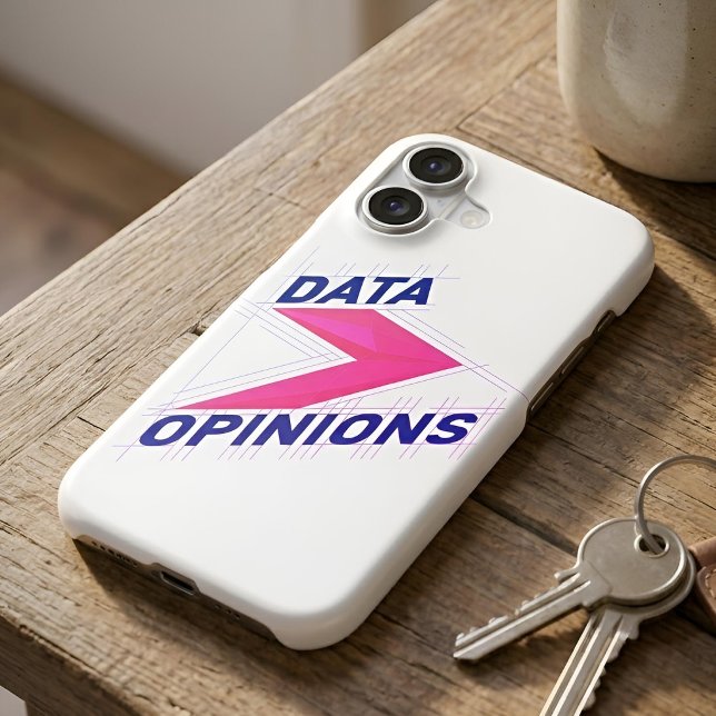 DATA > OPINIONS iPhone Case | Geek Cover - Bright (Lifestyle Shot)