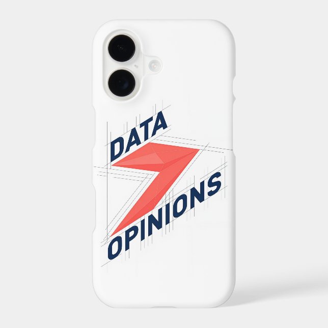 DATA > OPINIONS Phone Case | Geek Cover - iPhone (Back)