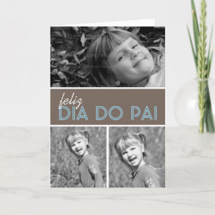 Data Photo Greeting Card Template   Portuguese