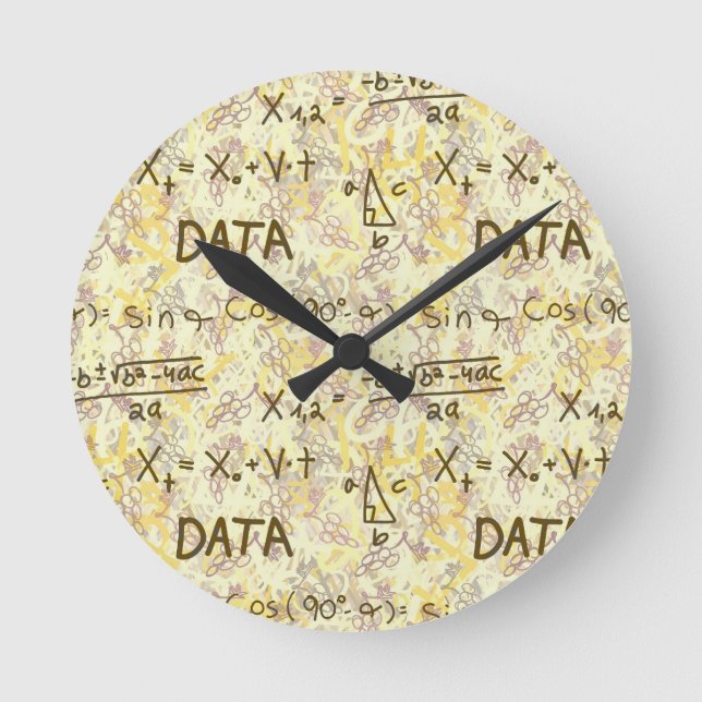 Data Science and Statistics Professional Wall  Round Clock (Front)