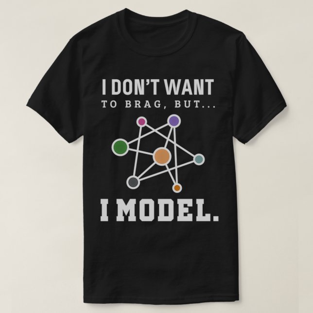 Data Science Model Funny Computer Scientist Pullov T-Shirt (Design Front)