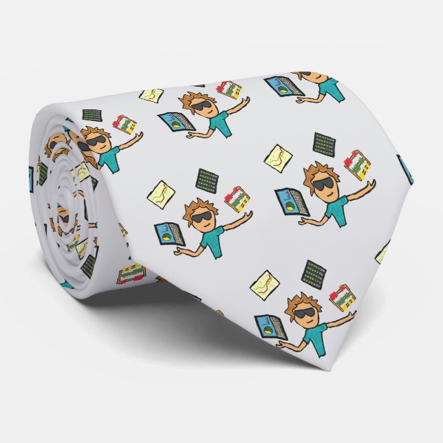 Data Science Neck Tie (Rolled)