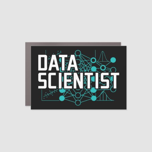 Data Scientist Data Analyst Gift Car Magnet