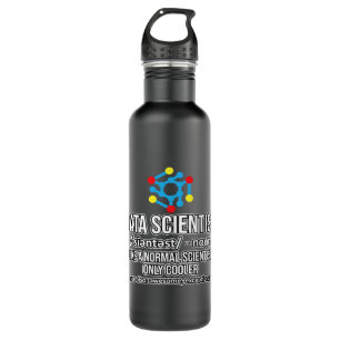 Data Scientist Definition Data Analyst Science Lov Stainless Steel Water Bottle