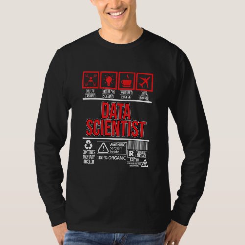 Data Scientist Facts Data Analyst Computer Science T_Shirt