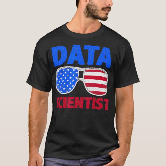 Data Scientist Learning Data Science Mining Analys T-Shirt (Front)